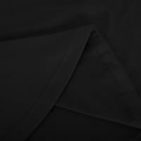 Puntoco Žene vrhovi čišćenje Ženske solidne boje V-izrez Udobna labava majica bez rukava Bluza Crna