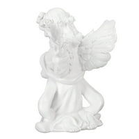 Molitljiva kutna figurica Molitljiva kuta ukrašavanje Bijela molitvena ugao figurice Cherubs Skulptura