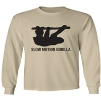 Slow Motion Gorilla za odrasle majica dugih rukava