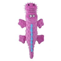 Dog žvakaća igračka, višebojna PP pamučna krokodil u obliku zvuka štene punjena igračka za kućni ljubimac,
