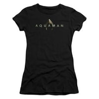 Aquaman Movie - Logo - Juniors Teen Girls Cap majica s rukavima - mala