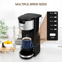 SuperJoe Single Servis aparat za kavu za jednu čašu Pod i kafe, kompaktna pivara za kavu sa veličinama