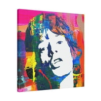 Mick Jagger Rolling Stones platno Zidna umjetnost - pop umjetnost Stephen Chambers