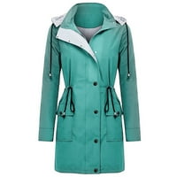 Ženska kaput jakna plus veličine pune kišne jakne na otvorenom plus veličina s kapuljačom otporan na