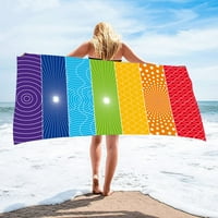 PhoneOap Microfiber Beach ručnik ultra lagani stripe dugi uzorak kupatilo ručnik sa pijeskom otporno na plažu pokrivač višenamjenski ručnik za ručnik na plaži