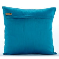 Navlaka za jastuke za kauč, plave ukrasne jastučnice, Art Silk bacanje jastuka, sažetak, modernih pokrivača