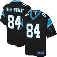 NFL_ PRO Line Youth Temarrick Hemingway Black Carolina Panthers_ Jersey igrača
