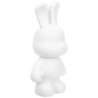 Bijeli zeko ornament ornament Bunny Craft Blanny kip prazan boju igračka djeca igračka