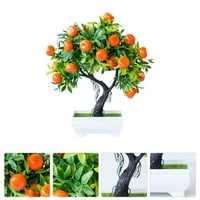 Kreativna simulacija narančastog drveća Bonsai lažni narančasti ukrasi za radne površine Decor Decor
