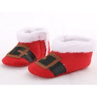 Woobling Newborn tople cipele plišane čizme Božićne klizače plijeni Toddler Snow Boot Xmas Papuče Prvi