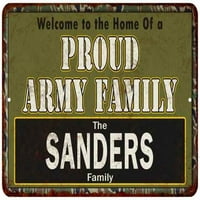 Sanders ponosna vojska Porodični poklon metalni znak 208120023088