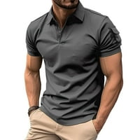 Majica Men Button COLLAR modni sportski kratki rukav Ležerni Slim Fit Formalni vrhovi
