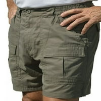 Seksi plesni muški dno Multi-džepovi Plaža Kratke hlače Dugme Ljetne kratke hlače Ležerne prilike Cargo
