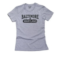 Trendy Baltimore, Maryland sa zvijezdama Ženska pamučna majica