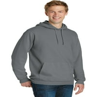 PORT & COMPANY Pigment obojen pulover s kapuljačom s kapuljačom-s