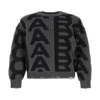 Marc Jacobs Woman izvezena vunena mješavina prevelika džemper