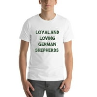 Camo Loyal i Loving Njemački pastir s kratkim rukavom majicom kratkih rukava po nedefiniranim poklonima