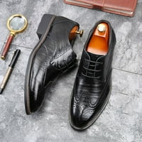 Prava koža Chukka klasični stil Muške prozračne šuplje poslovne ležerne cipele cipele muške kože