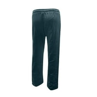 Ženske elastične casual pantalone Čvrsto boje užad užasnica labave hlače za noge pamučne konopljene hlače