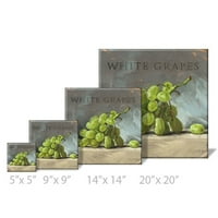 Sullivans Darren Gygi Bijeli grožđe Platno, Museum Quality Giclee Print, Galerija umotana, ručno izrađena