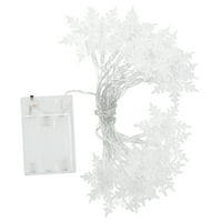 CRYNELL LED žici, 3Meters Snowflake u obliku lakih žica LED božićna svjetla za kućnu zabavu za zavjese