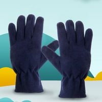 Anvazise par dječje rukavice Fleece pune boje pet prstiju termalni puni prst drže topla elastična zglobna