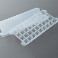 Clear! Mini plijesni kocke ledene kocke, malene kvadratne ledene kocke za zamrzivač, silikonske kvadratne