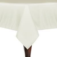 Ultimate Tekstilni pravokutnik stolnjak - za upotrebu u svadbi, restoran ili banket, Slonovačka krema