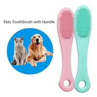 Pas CAT prst četkica za zube za zube za kućne ljubimce za blackhead silikonski četkica za čišćenje M2N