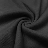 Daznicone Women Moda Ležerno spajanje Stripe patentni zatvarač V-izrez Dugi rukavi Casual Bluza Majice