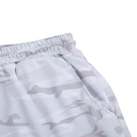 Hirigin Muškarci Sport Teretana Atletski kratke hlače Elastične strugove sa džepom Trčanje trening ljetne