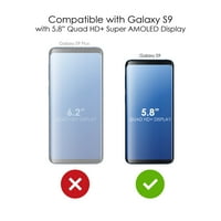 Case za razlikovanje za Samsung Galaxy S - Custom Ultra tanka tanka tanka tvrda crna plastična pokrov