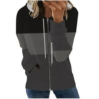 Voncos Women Cardigan Jacket Cleance- Jesen Zima toplo svijetlo dugih rukava sa džepovima Casual Plus