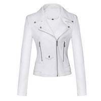 Ženske jakne i kaputi bijela ležerna veličina L