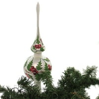 Christina's World Matte Holly List Finial Tree TOPPER FIN104N
