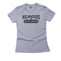 Trendy Milwaukee, Wisconsin sa zvijezdama ženska pamučna majica