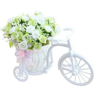 PhoneOaap biciklistička dekoracija ruža nostalgični romantični biciklistički umjetni dekoracija cvijeća