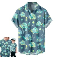 Oceanske košulje, muške majice Grafički tees Print Odjeća za odjeću Pokloni za dečko podvlačenje za uniseks