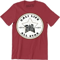 Cali Life All Star - Kalifornijska gradska sky Your's Gift Majica