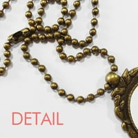 Sazvežđa Strijelca Meksička kultura Graviranje antikne ogrlice Vintage perla Privjesak za privjesak
