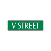 Naziv ulice slova aluminijski metal Novelty Street Sign Zidni dekor 4x13.5