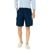 Hanxiulin Men Ljeto Ležerne prilike sa čvrstim bojama Sportske kratke hlače sa džepovima