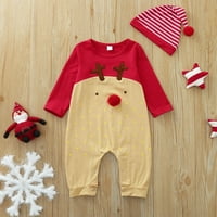 Adviicd božićne djevojke se postavilo rođeno dijete baby romper odijelo crtane božićne dječake Djevojke