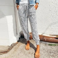 Rutainlusire Clearence ženske hlače Ženske odjeće Ležerne žene Hlače Ljetne leopard Print Hlače Dno