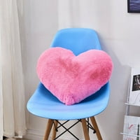Ružičasta jastučna futrola Ljubav Srca Confuss jastuk Case Plish Shaggy Soft Cour kauč na kauč na soulicu