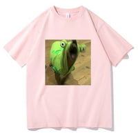 Jhpfunny Borking Frog Graphic Majice Muškarci Žene Modne Ležerne prilike Crewneck Teers Ljeto Muška
