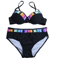 AWDENIO kupaći kostimi Žene Dva čišćenja Ženska lepe boje podudarajuća gradijent Split kupaće odjeće