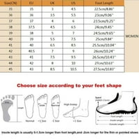 Zunfeo ženske papuče - modni casual kvadratni nožni prstiju na otvorenom Sandale Par papuče Bež 8.5