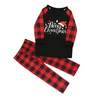 Tawop Božićne pidžame za žene koje odgovaraju porodičnim božićnim pidžamama Set Christmas PJS za obiteljski