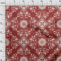 Onuone pamučna kambrična crvena tkanina azijska blok tkanina pločica za šivanje tiskane plovidbene tkanine